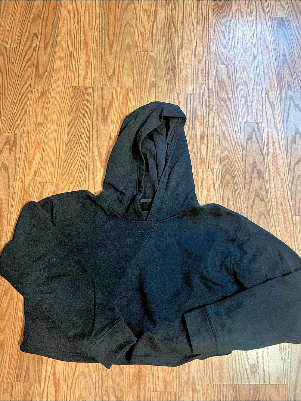 lululemon All Yours Cropped Hoodie Black Jacket